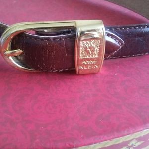 Ann Klein belt 28x1 $34 +free black leather belt